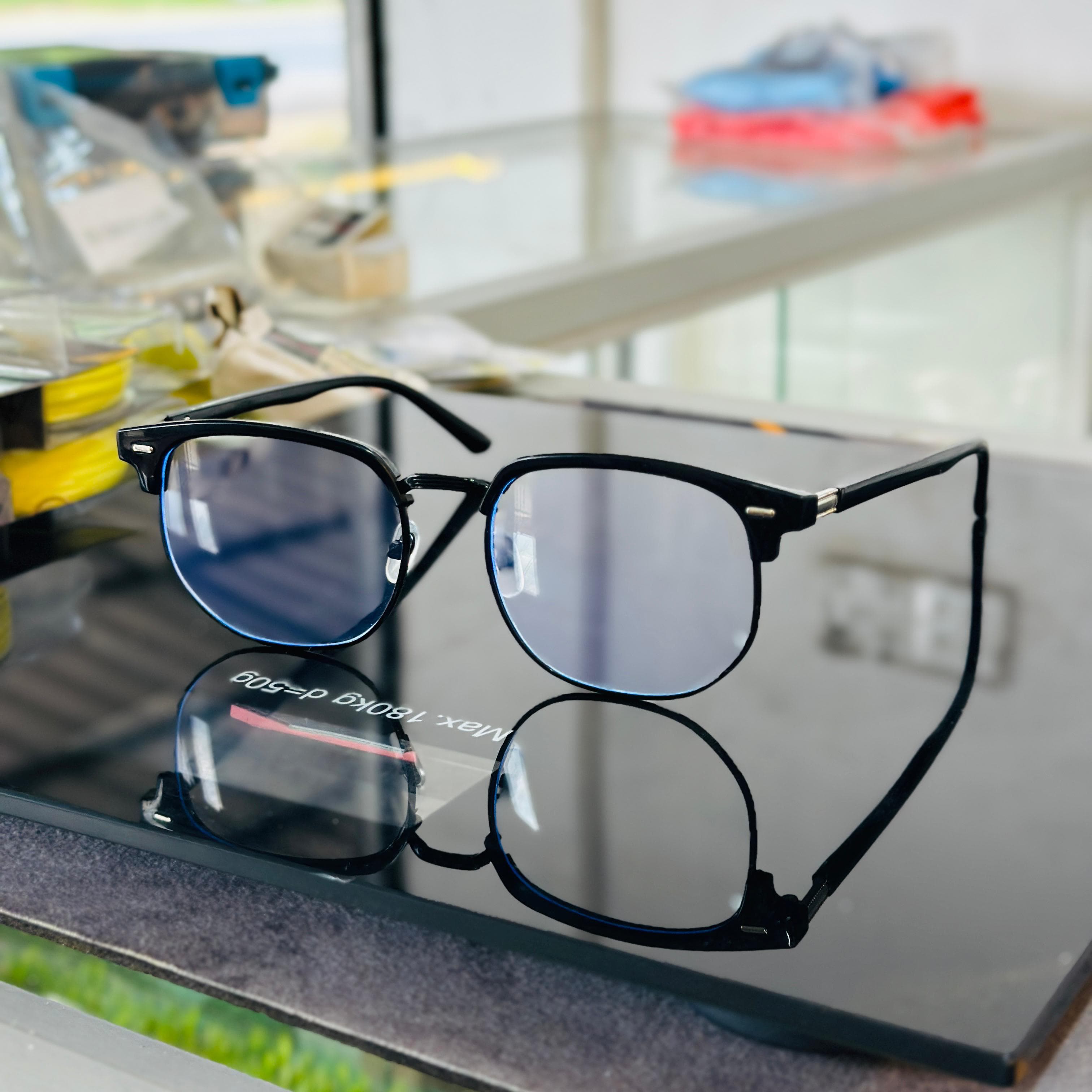 Long Keeper Retro Aviator Square Sunglasses thumbnail 2