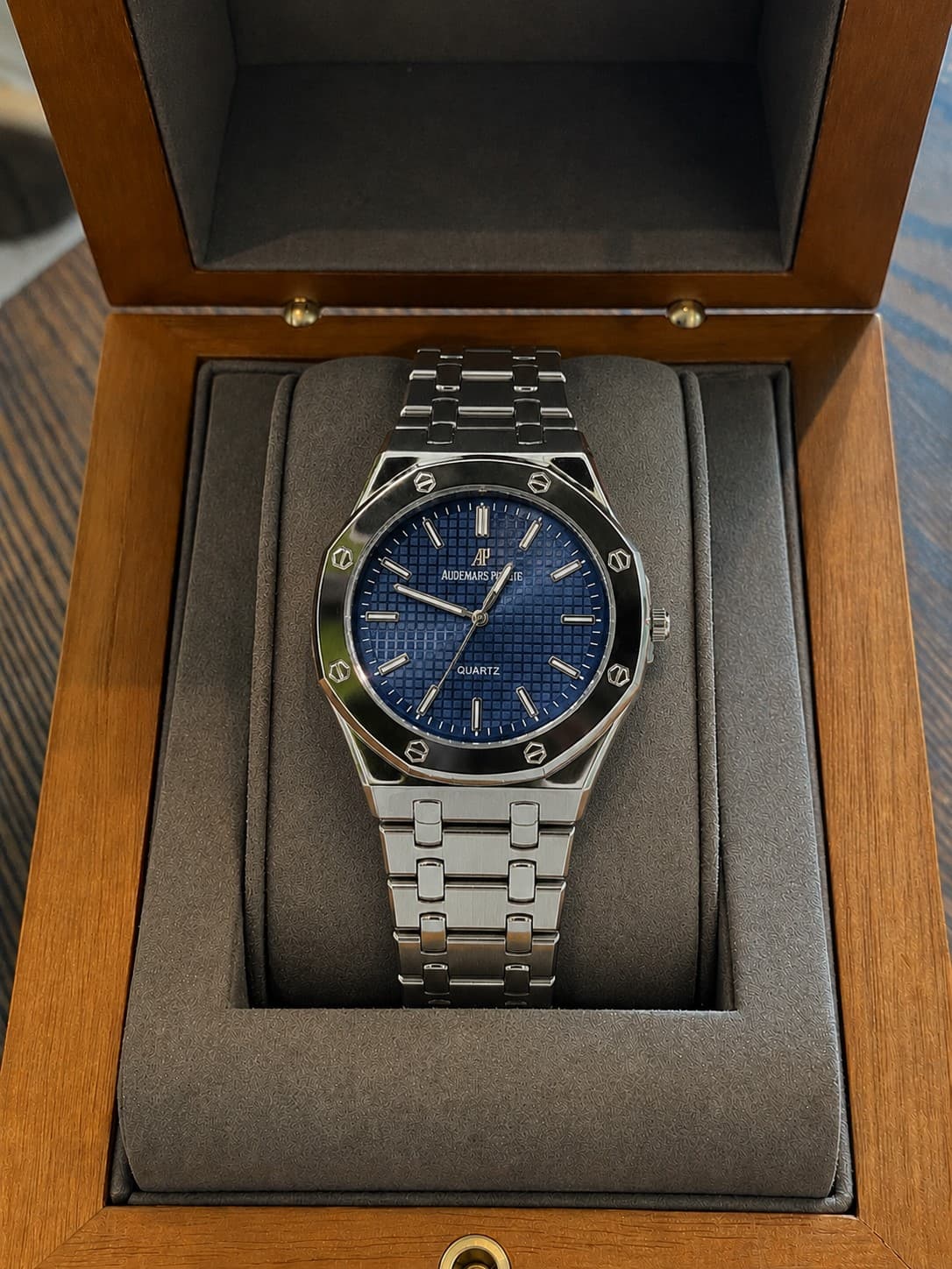 AP Style Royal Oak Luxury Men's Watch – Blue Dial